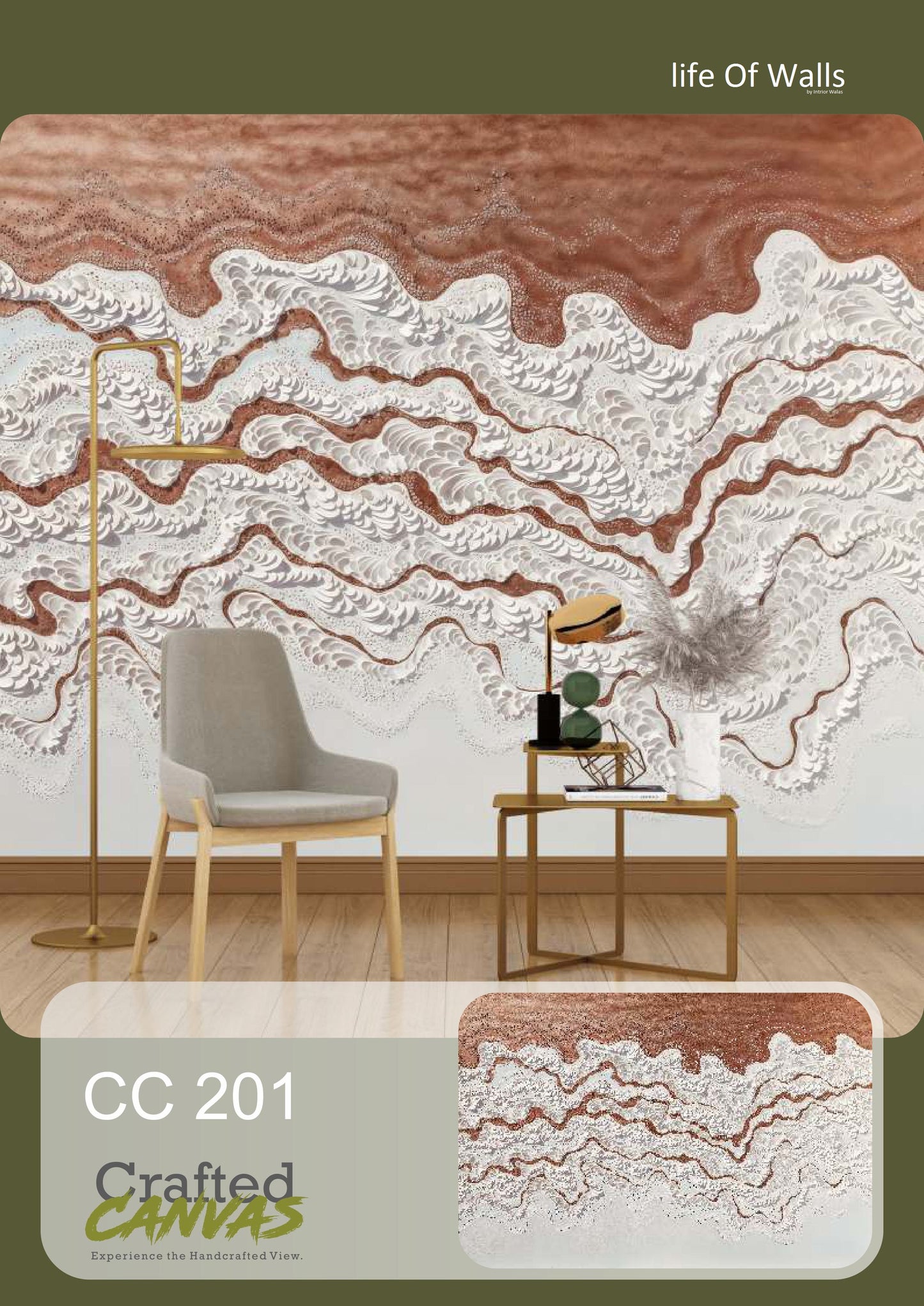 Life Of Walls – Crafted Canvas CC 201 by Interior Walas